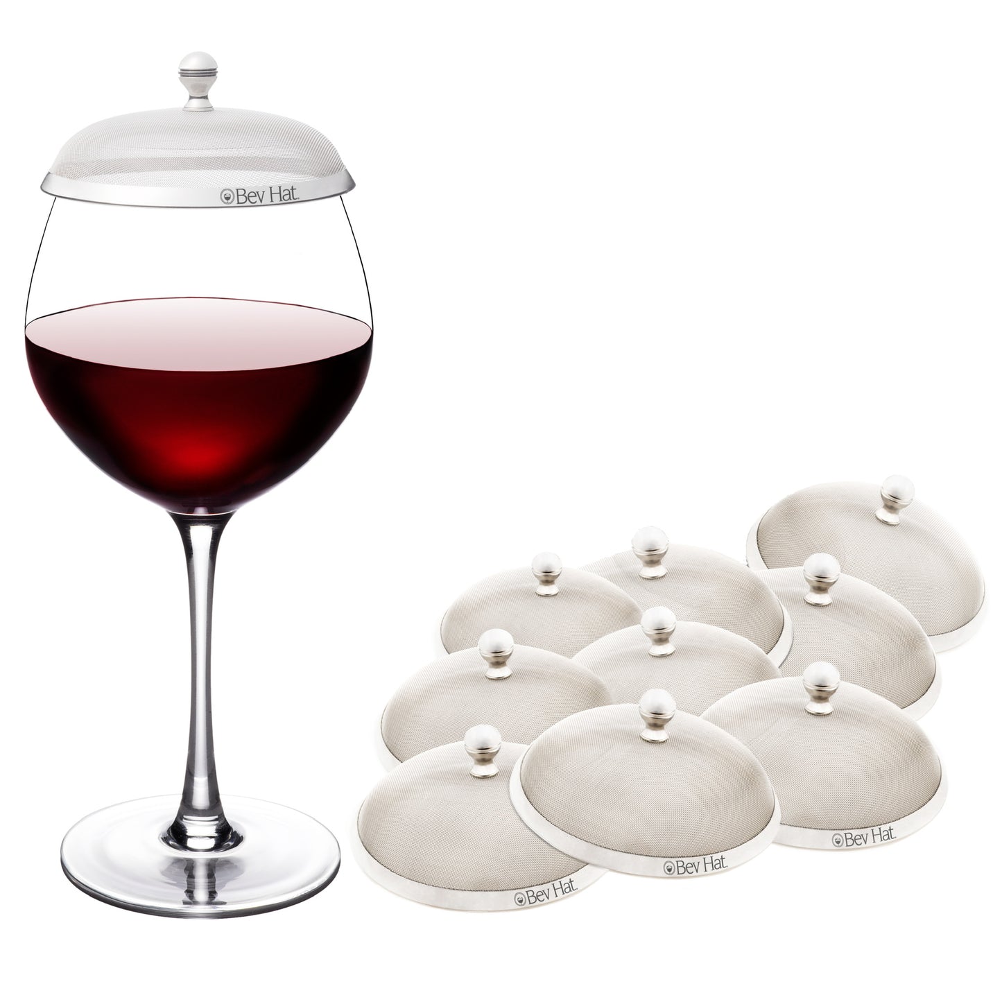 BevHat Wine Glass Covers