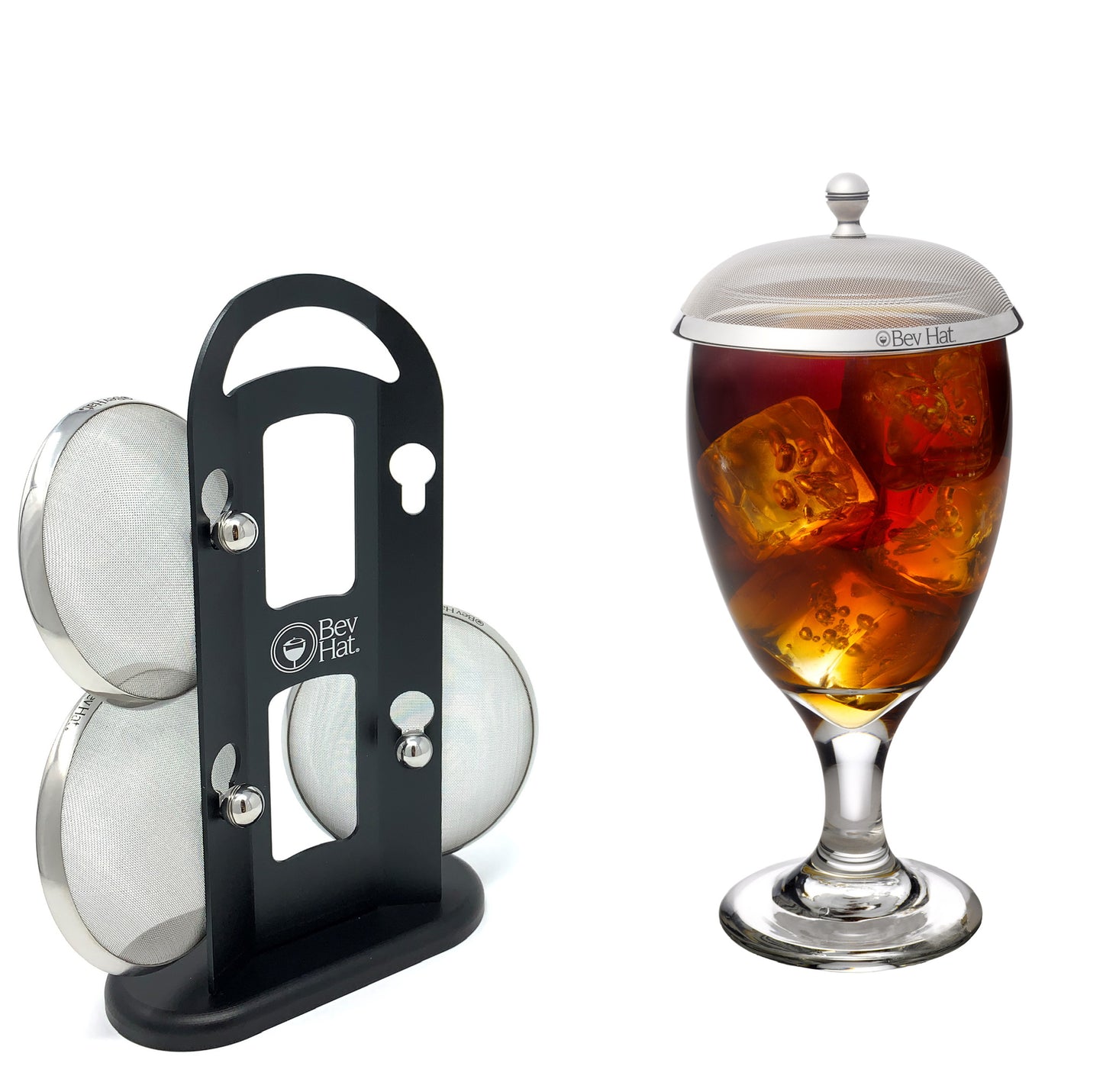 BevHat 4-Pack with Storage Tower Gift Set
